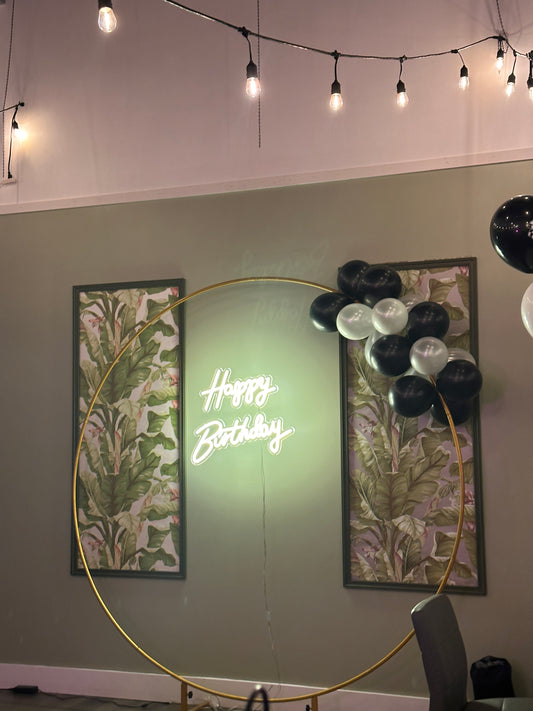 Lighted Happy Birthday Sign Rental