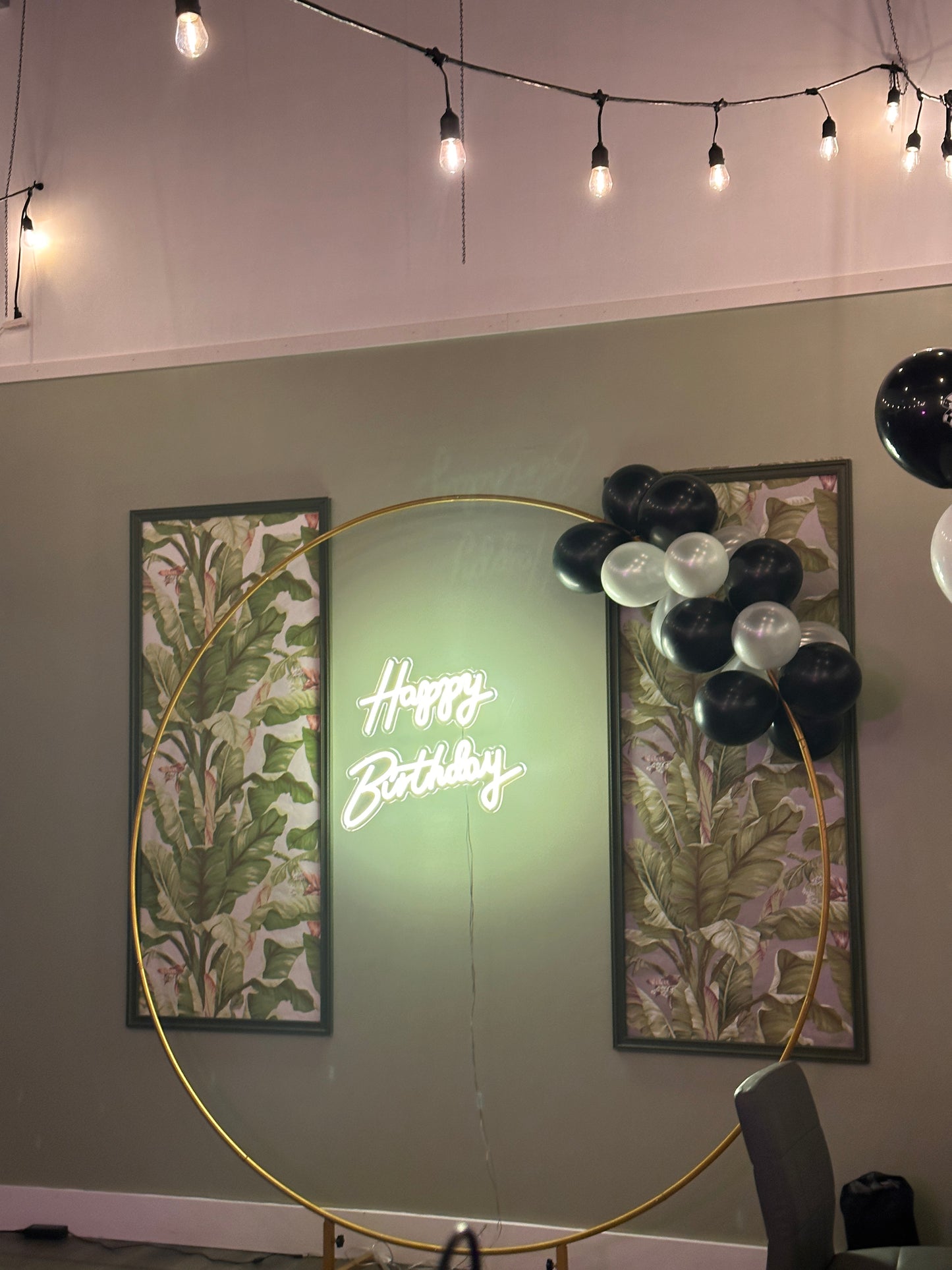 Lighted Happy Birthday Sign Rental